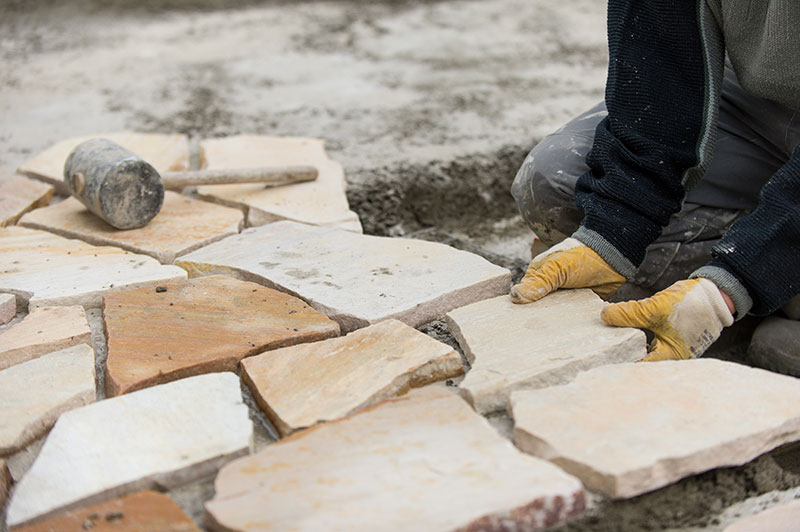Naturstein verlegen
